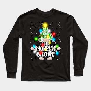 The Shopping Gnome Christmas Matching Family Shirt Long Sleeve T-Shirt